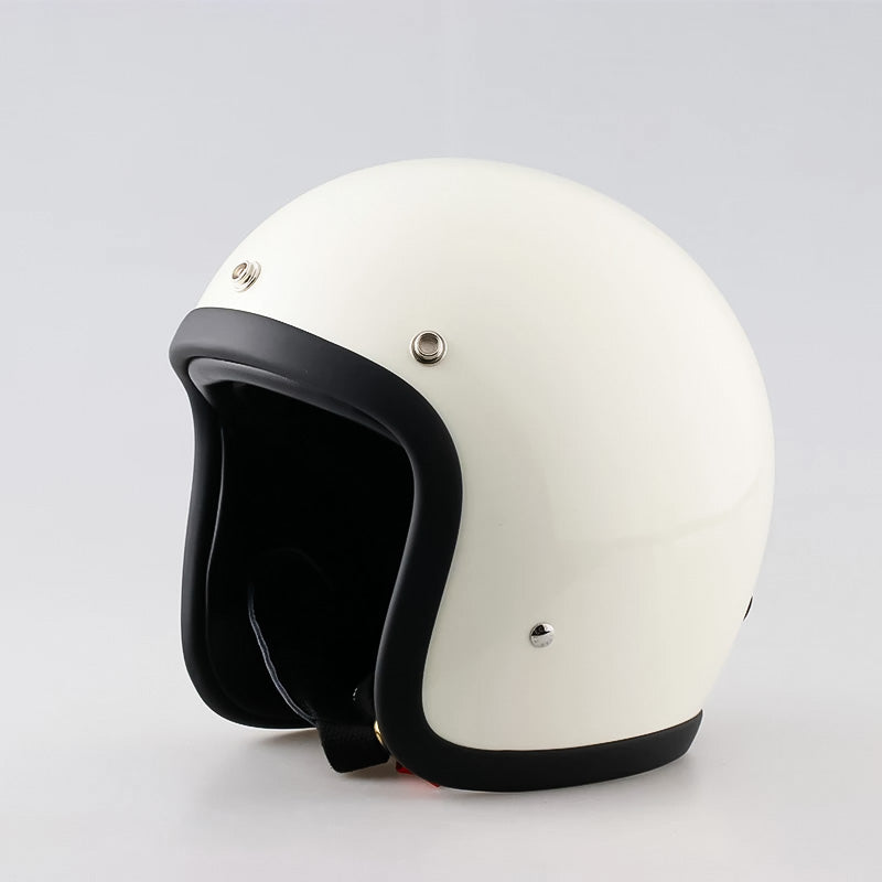 Low Profile Vintage Motorcycle Helmet - DOT and ECE Approved 4