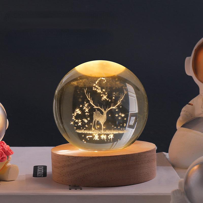 Glowing Solar System LED Light Display