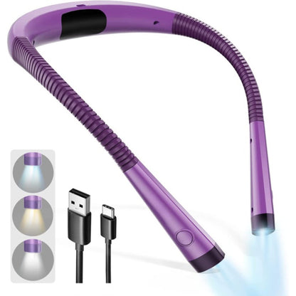 LumaFlex | Adjustable Ergonomic LED Neck Reading Lamp with Rechargeable Battery 1