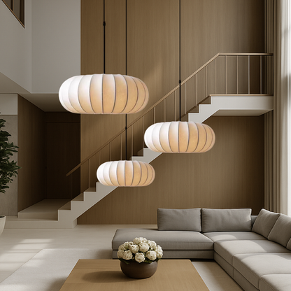 Simple Modern Textile Hanging Lamp