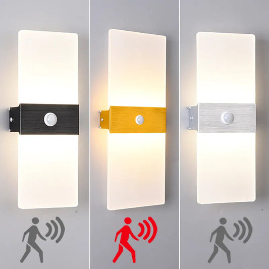 Bright Contemporary Motion LED Wall Light - Fesara