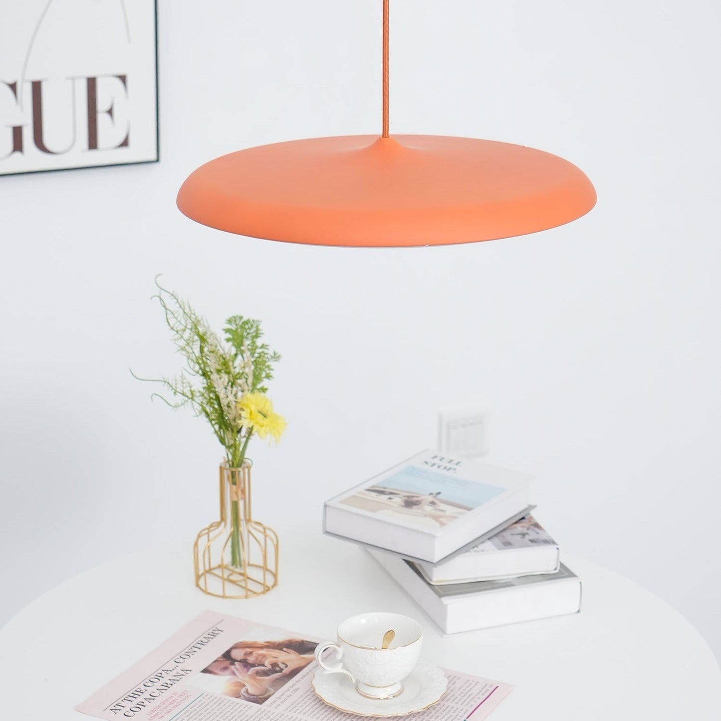 Simple Colourful LED Hanging Light