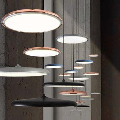 Simple Colourful LED Hanging Light