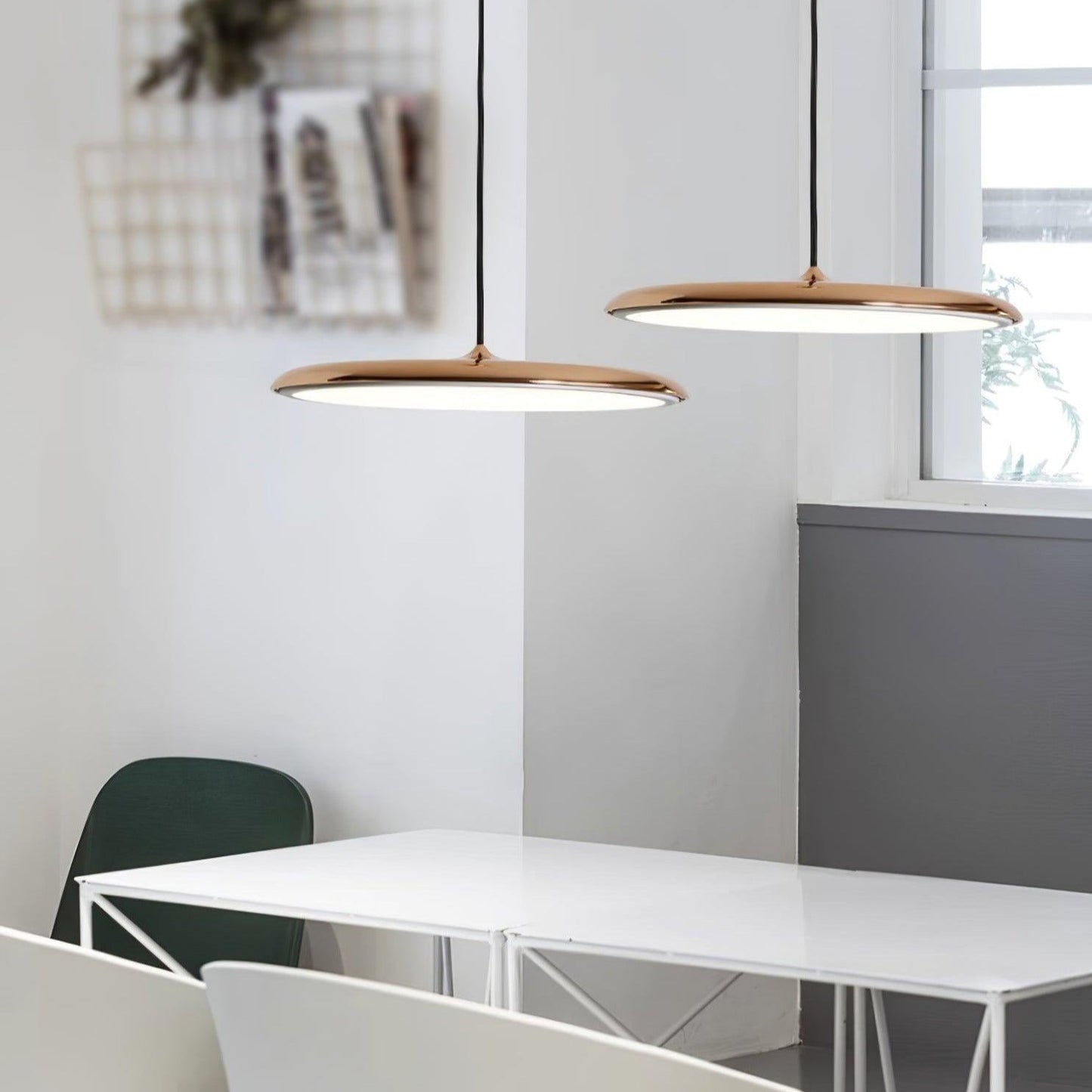 Simple Colourful LED Hanging Light