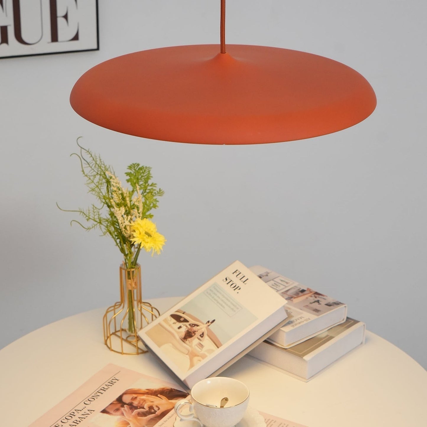 Simple Colourful LED Hanging Light