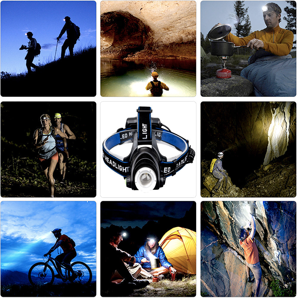 LumenBlaze | Powerful Waterproof LED Headlamp for Outdoor Adventures 1