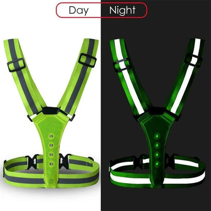 LumenGuard | Bright Adjustable LED Safety Running Vest 4
