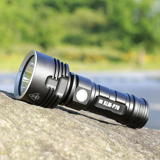 Ultra Bright Rechargeable LED Torch with 9 Modes - Fesara