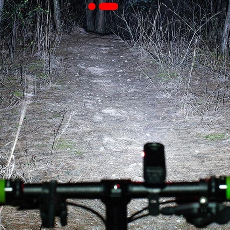 LumenWave | Bright Rechargeable Bicycle Headlight Set with USB Charging 1