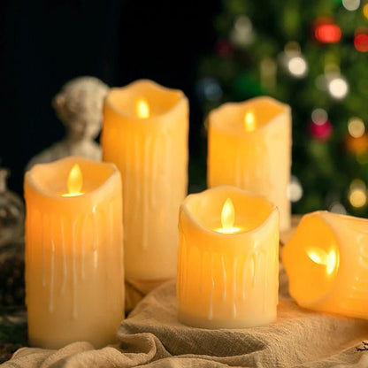 Warm White Flickering LED Candle Lights