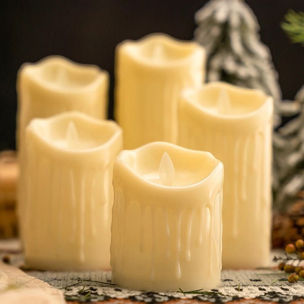 Warm White Flickering LED Candle Lights