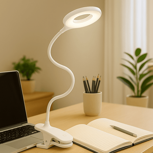 Flexible USB Reading Lamp with Dimmable Brightness - Fesara
