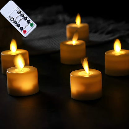 Realistic Flicker Flameless LED Candle Set - Fesara