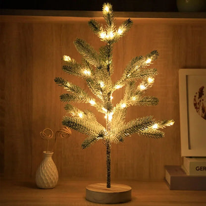 Cozy LED Christmas Table Lamp with Soft White Glow - Fesara