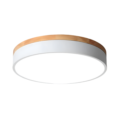 Modern Wood Slim LED Ceiling Lamp