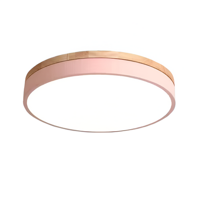 Modern Wood Slim LED Ceiling Lamp