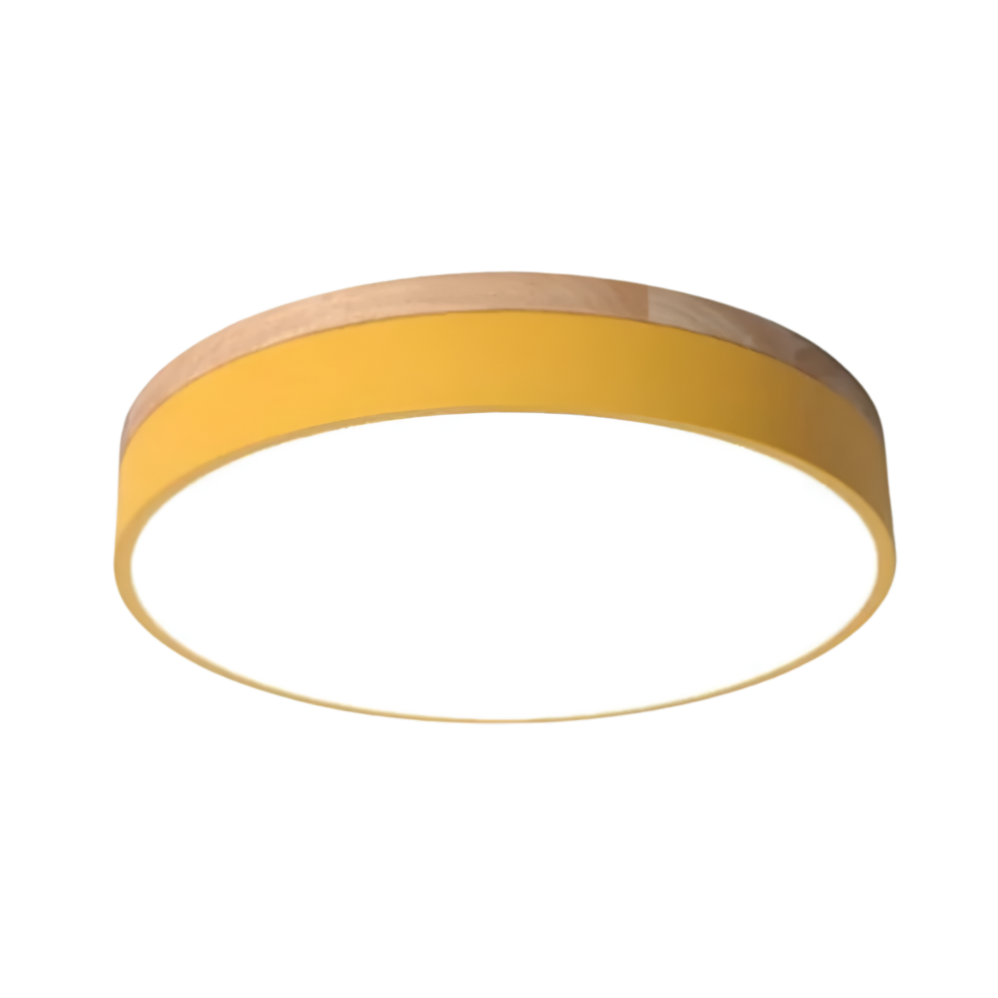 Modern Wood Slim LED Ceiling Lamp