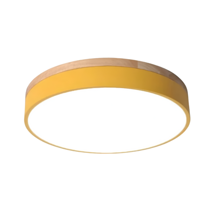 Modern Wood Slim LED Ceiling Lamp