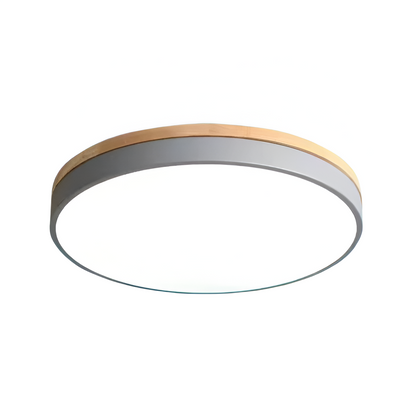 Modern Wood Slim LED Ceiling Lamp