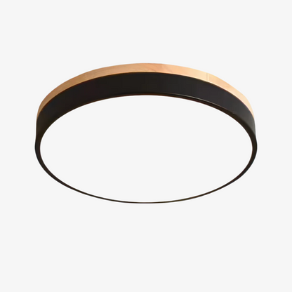 Modern Wood Slim LED Ceiling Lamp