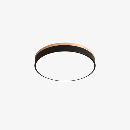 Modern Wood Slim LED Ceiling Lamp - Fesara