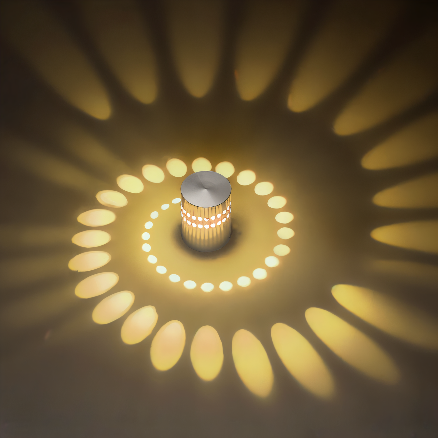 Bright LED Spiral Wall Lamp