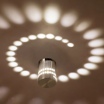 Bright LED Spiral Wall Lamp