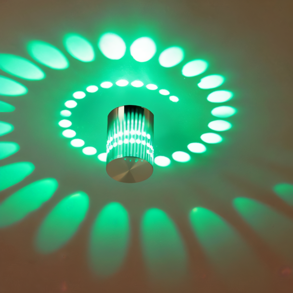 Bright LED Spiral Wall Lamp