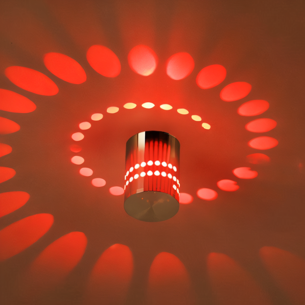 Bright LED Spiral Wall Lamp