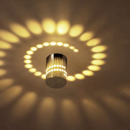 Bright LED Spiral Wall Lamp