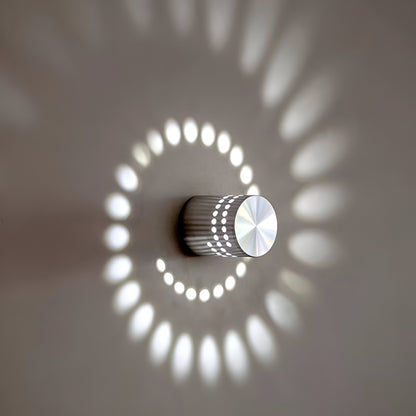 Bright LED Spiral Wall Lamp