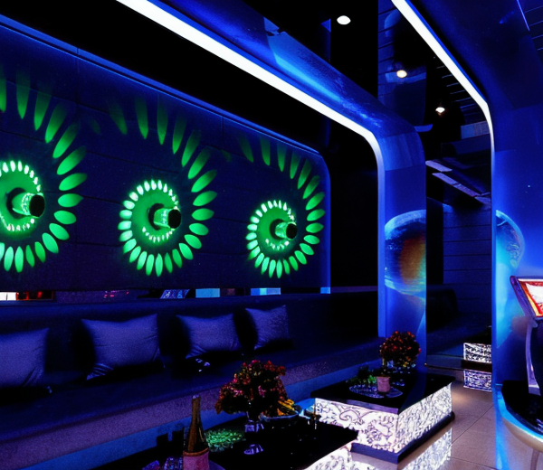 Bright LED Spiral Wall Lamp