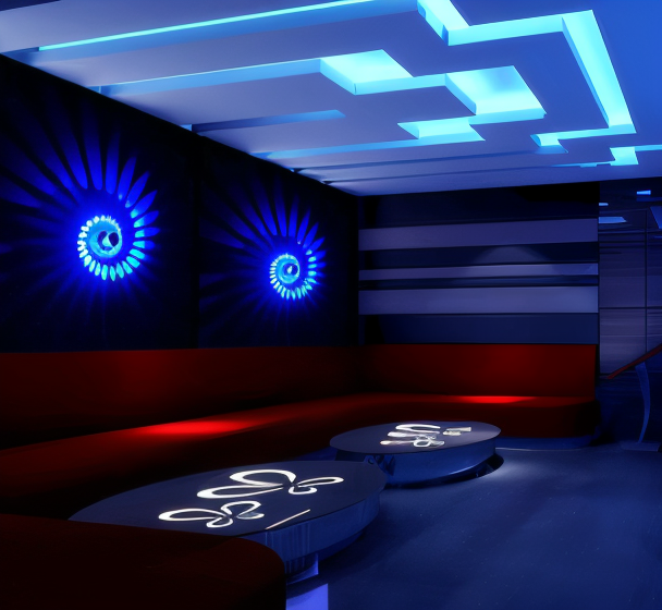 Bright LED Spiral Wall Lamp