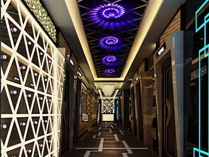 Bright LED Spiral Wall Lamp