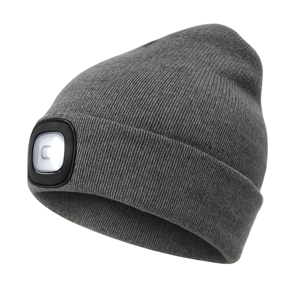 Warm Knit LED Light Beanie for Men - Fesara