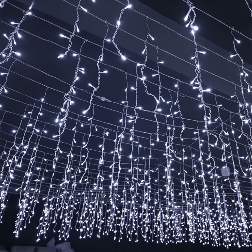 LuminaCascade | Stunning Waterproof Outdoor String Icicle Party Lights 1