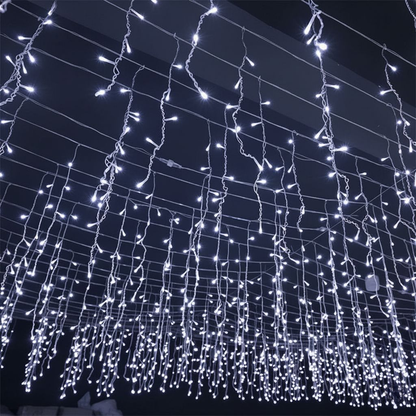 LuminaCascade | Stunning Waterproof Outdoor String Icicle Party Lights 1