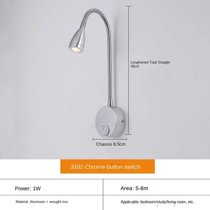 LuminaFlex | Modern Adjustable LED Wall Light for Reading and Work 3