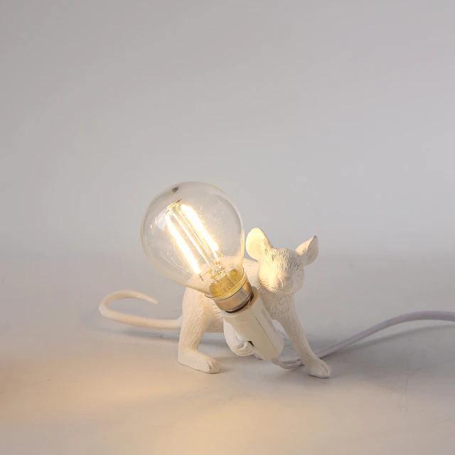LuminaMouse | Elegant Chic Table Lamp for Living Room & Bedroom 10