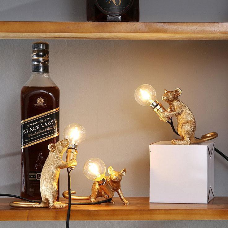 LuminaMouse | Elegant Chic Table Lamp for Living Room & Bedroom 3
