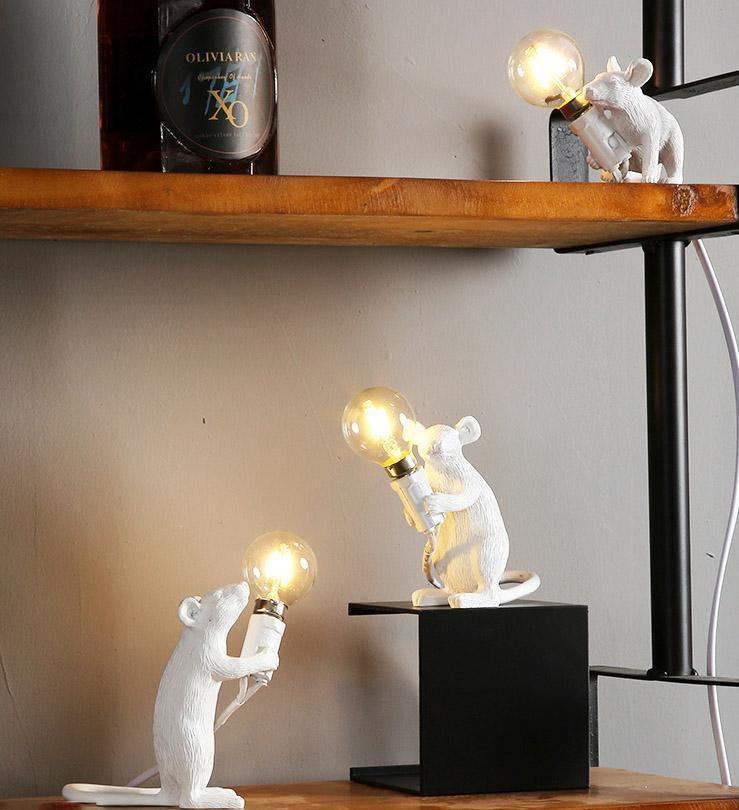 LuminaMouse | Elegant Chic Table Lamp for Living Room & Bedroom 4