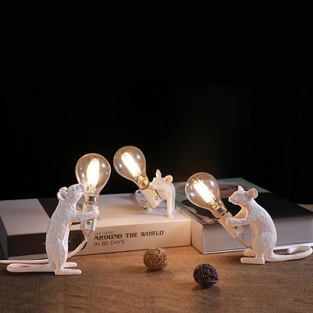 LuminaMouse | Elegant Chic Table Lamp for Living Room & Bedroom 9