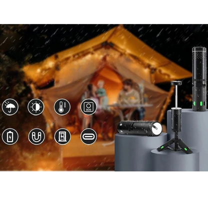 LuminaTripod | Versatile Rechargeable LED Camping Lantern with Power Bank 4