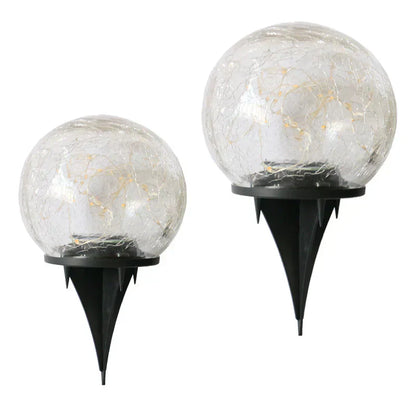 Solar Powered Garden Globe Lamp Beautiful Design