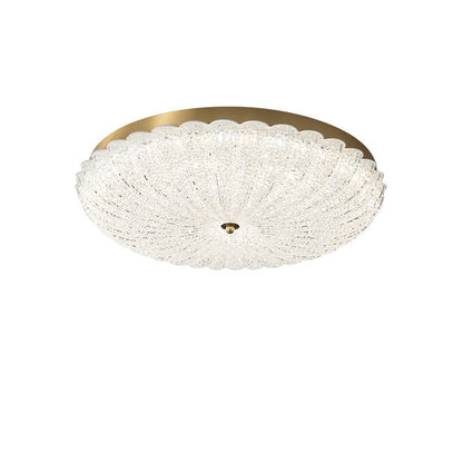Elegant Glass LED Ceiling Lamp for Bright Lighting - Fesara
