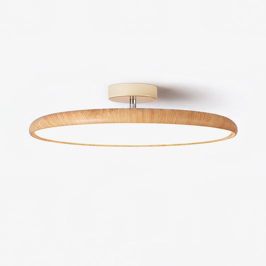 Rustic Wood Ceiling Lamp for Cozy Home Decor - Fesara