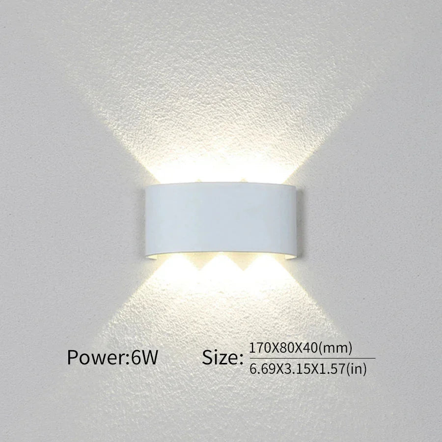 Bright Adjustable LED Outdoor Wall Lamp - Fesara