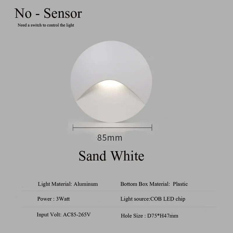 Bright Waterproof Outdoor LED Wall Light Fixture - Fesara