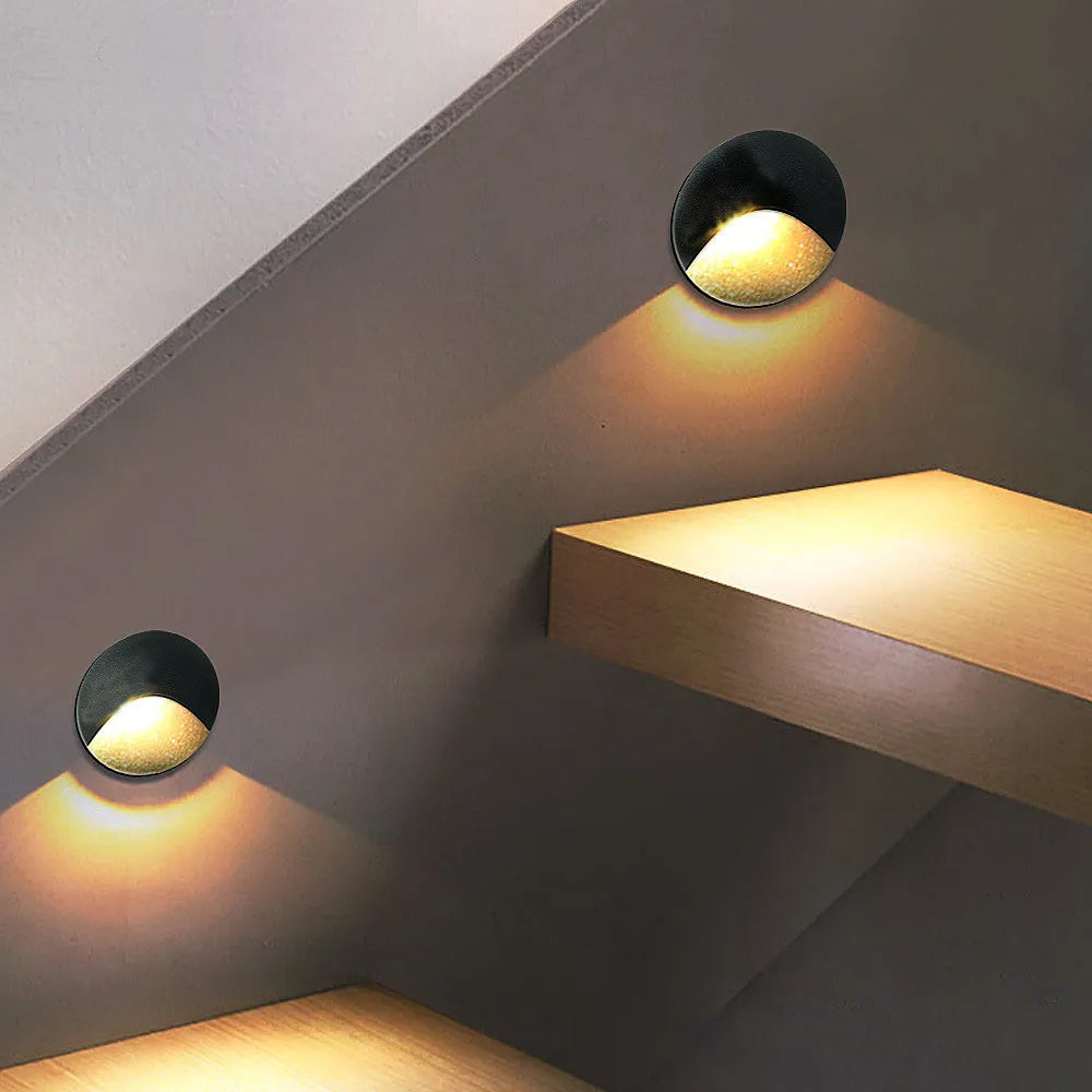 Luminara | Stylish Waterproof LED Outdoor Wall Step Light Fixture 4