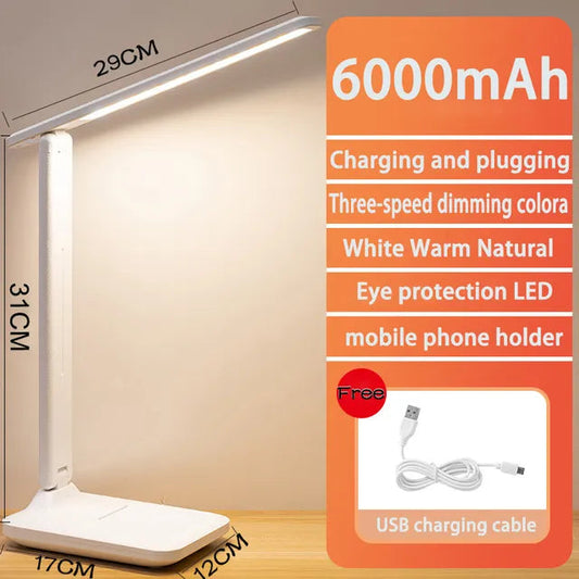 Portable LED Table Lamp with USB Recharge - Fesara